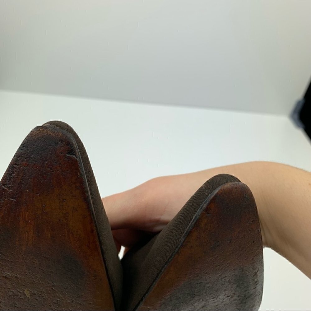Circa Joan David Womens heels size 6.5 brown mules - Picture 9 of 13